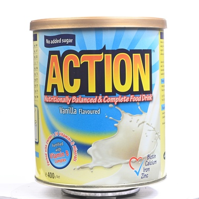 Astron Action Vanilla Nutritional Supplement Powder 400g