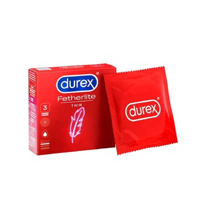 Durex Fetherlite Condoms (3s): Ultra Thin for Maximum Feel & Sensitivity