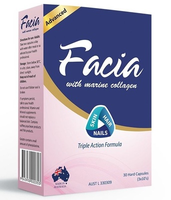 Facia Advance Capsules 30s Skin Support Supplement