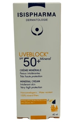 Uveblock SPF 50 Mineral Invisible Sunscreen 40ml