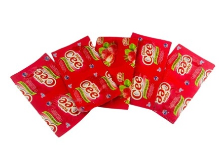 CEE Strawberry Chewable Vitamin C 500mg 10 Tablets Supplement