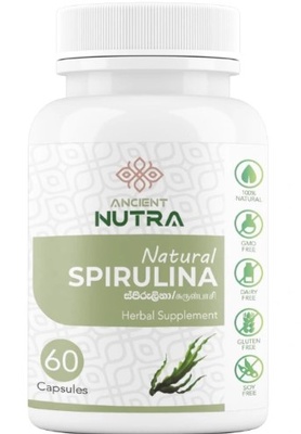 Ancient Nutra Spirulina 60 Capsules