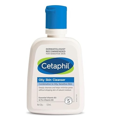 Cetaphil Oily Skin Cleanser 125ml: Gentle Oil Control for Acne-Prone Face