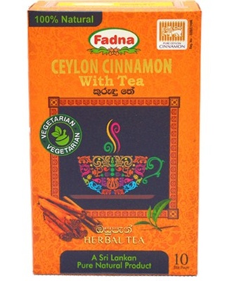 FADNA Ceylon Cinnamon Herbal Tea 20 g 10 Tea Bags