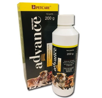 Nutricoat Advance 200g – Premium Omega 3 & 6 Skin & Coat Supplement for Pets