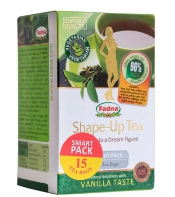 Fadna Shape Up Tea Smart Pack 15 Sachets Herbal Tea